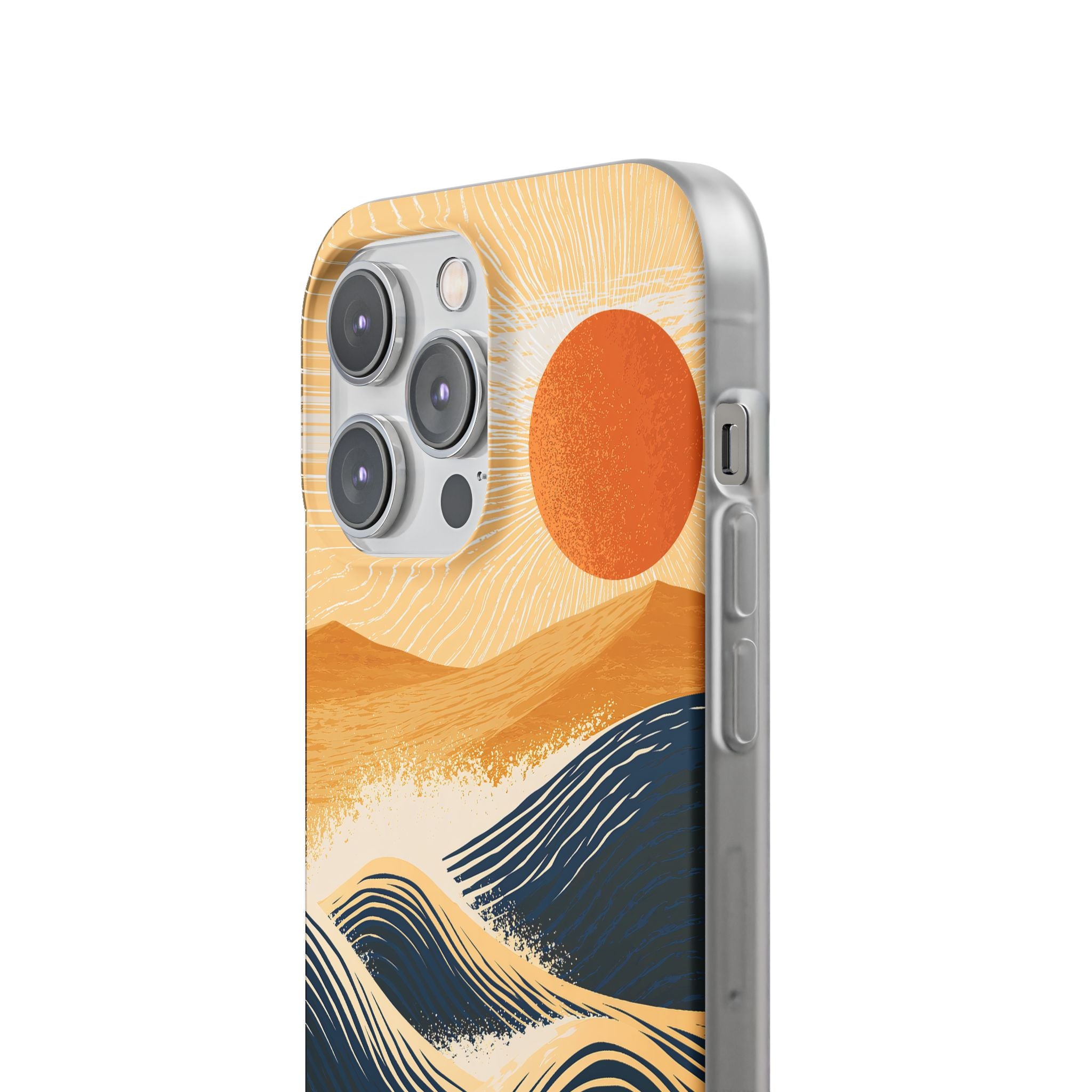 Blue Lite Phone Case for iPhone - Kyoto Cresting Tide