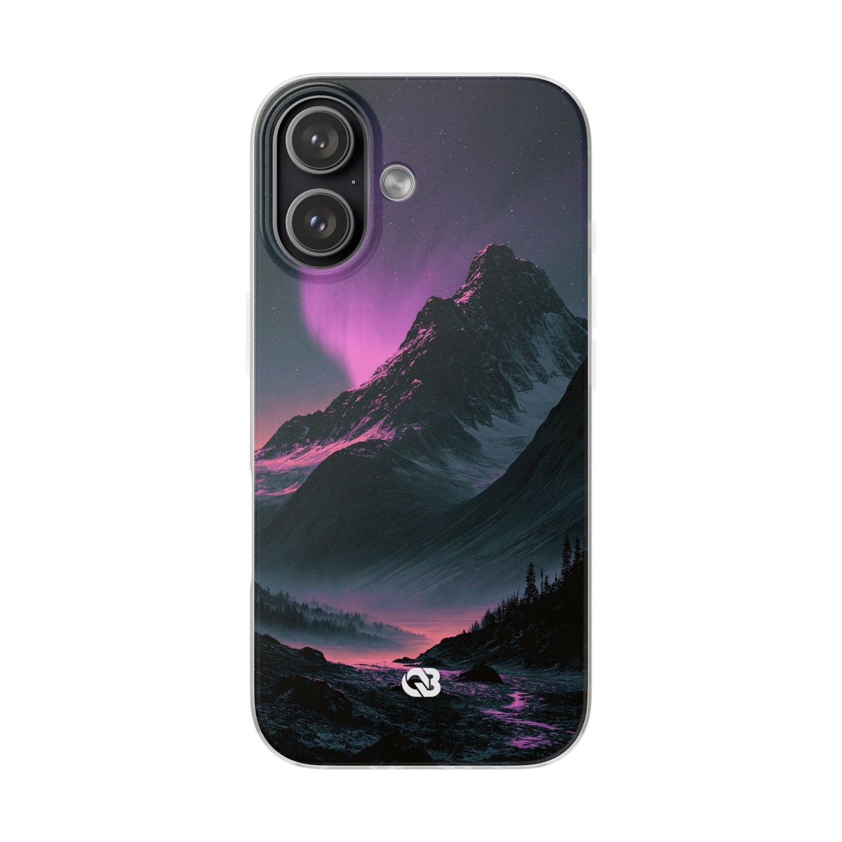 Arctic Aurora Summit · Lite Phone Case for iPhone ·  Black