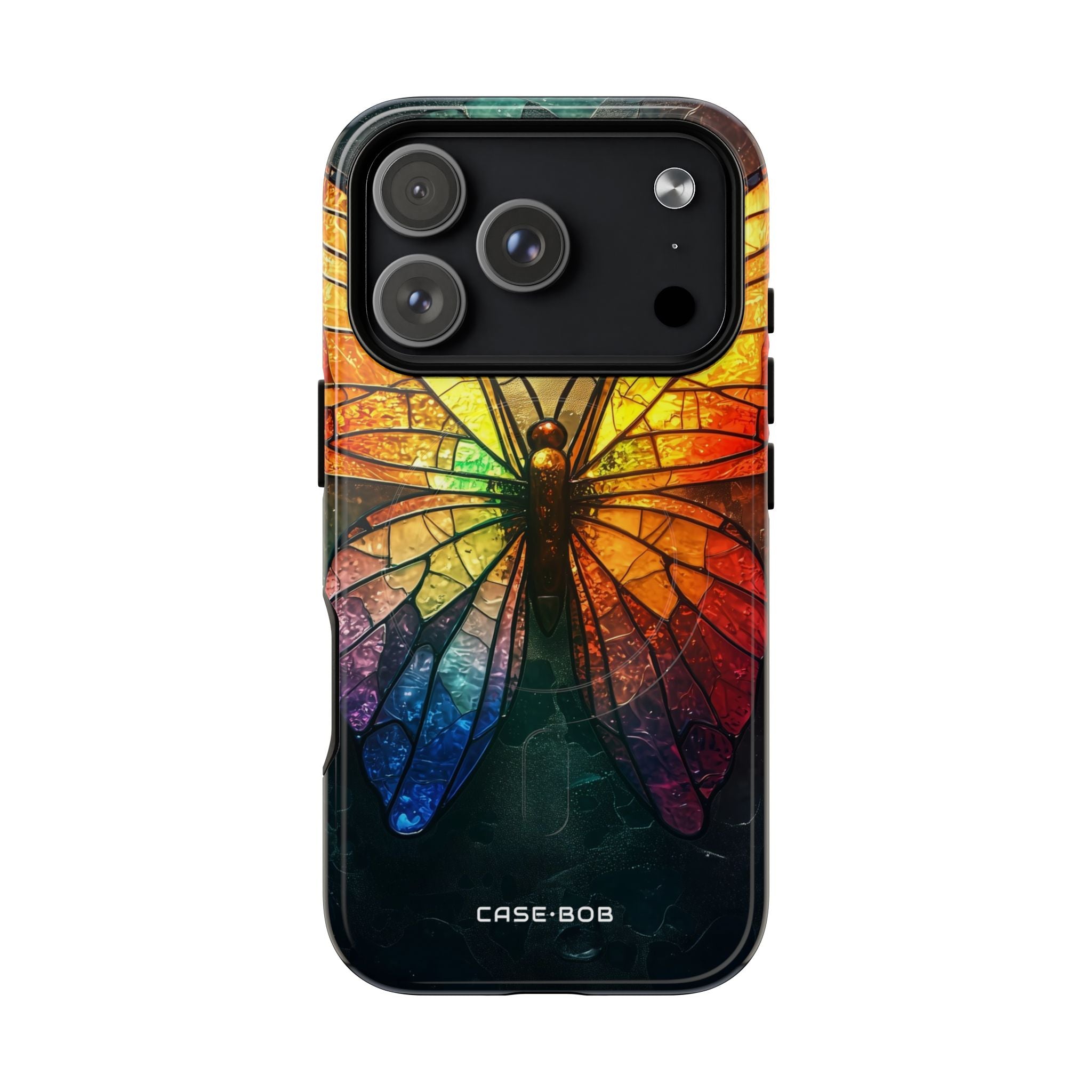 Stained Glass Butterfly iPhone 17 Pro Case - Tough+ - CASE•BOB
