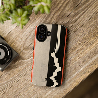 Orange Tough Phone Case for iPhone - Orange Monolith Rift
