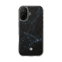 Black Impact MagSafe Phone Case for iPhone - Arctic Neural Mesh