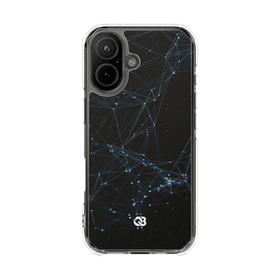 Black Impact MagSafe Phone Case for iPhone - Arctic Neural Mesh