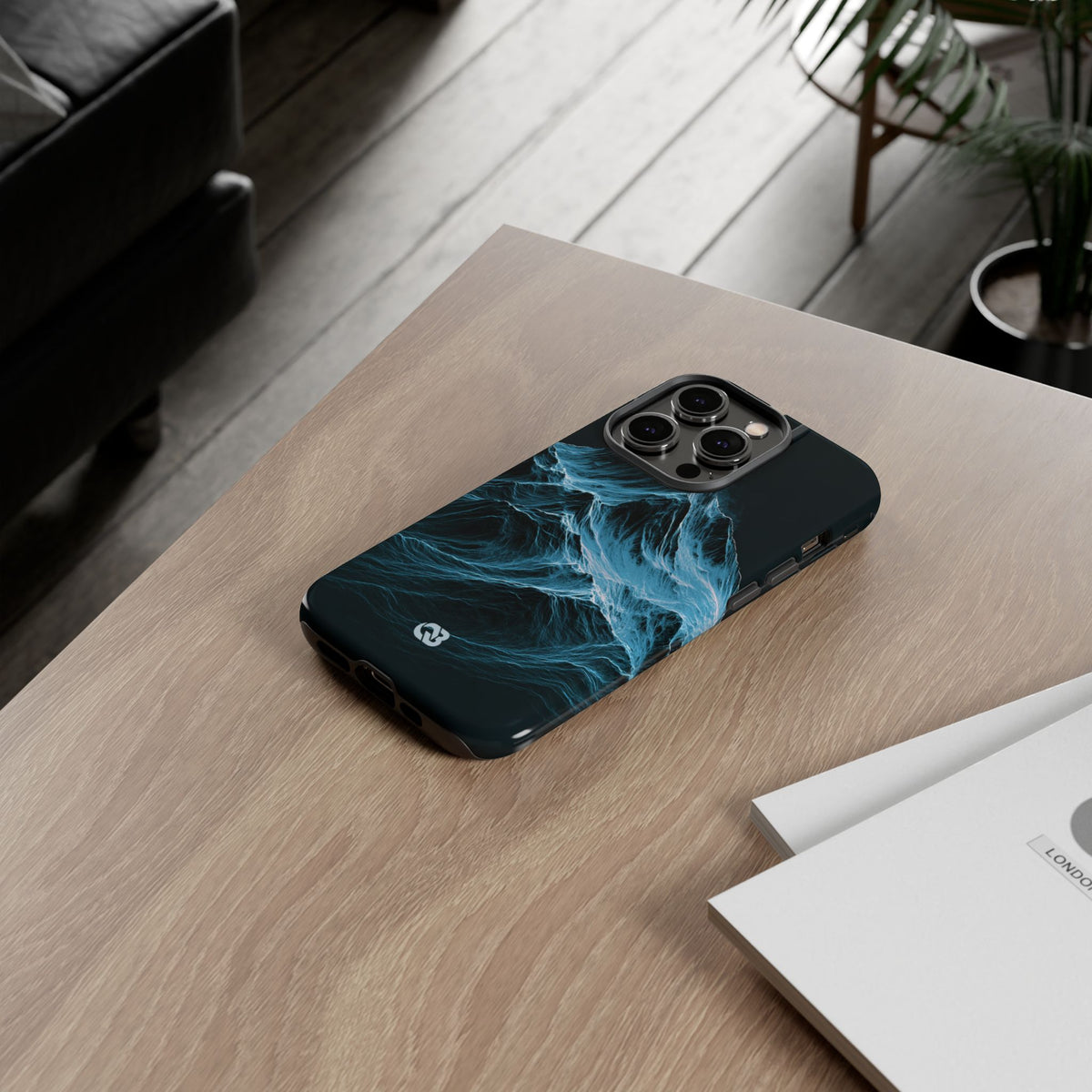 Nordic Frost Peak · Tough Phone Case for iPhone · Blue