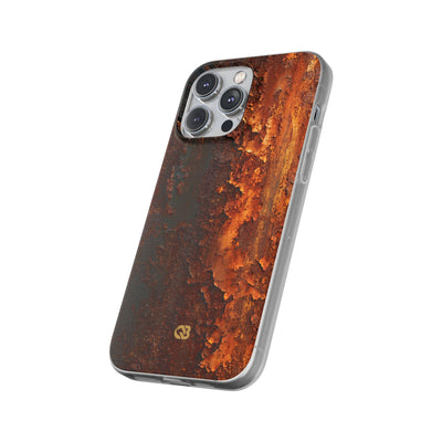 Orange Lite Phone Case for iPhone - Oxidized Iron Crust