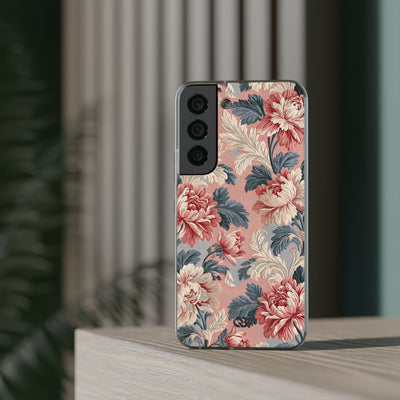Blush Peony Jacquard · Lite Phone Case for Samsung · Pink