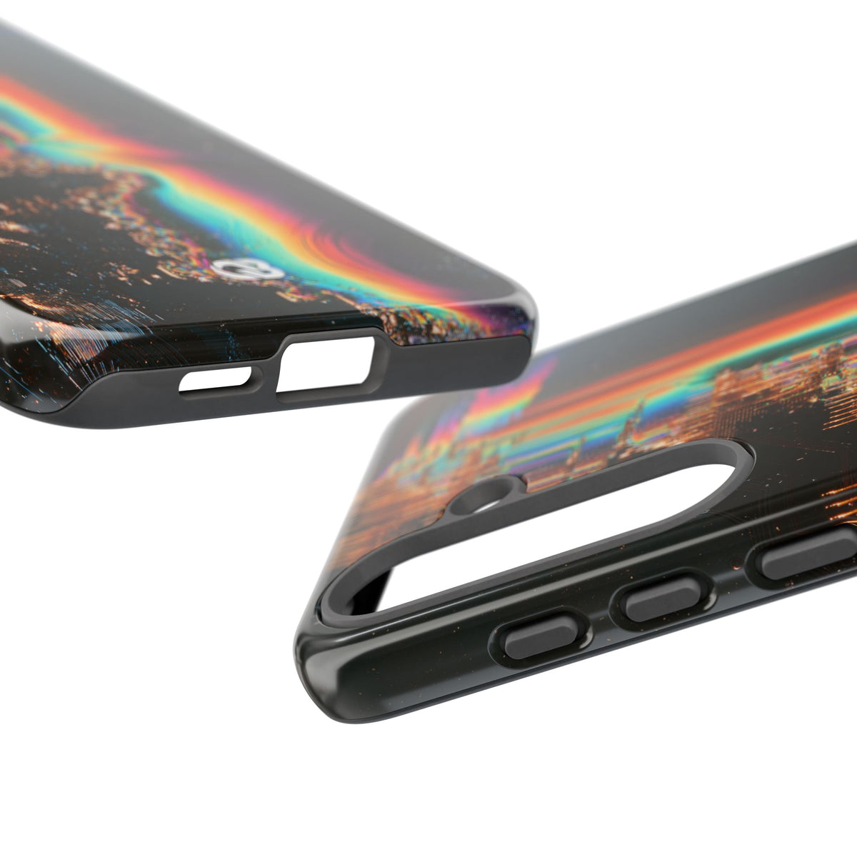 Prismatic Circuit · Tough Phone Case for Samsung · Black