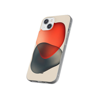Translucent Crimson Form · Lite Phone Case for iPhone ·  Red