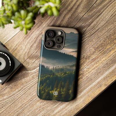 Foggy Mountain Ridge · Tough Phone Case for iPhone