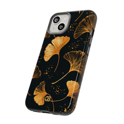 Gilded Ginkgo · Tough Phone Case for iPhone · Gold