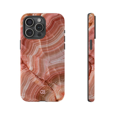 Blushing Rose Strata · Tough Phone Case for iPhone · Pink
