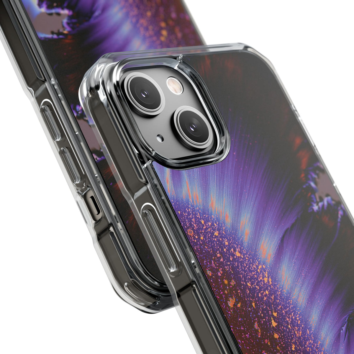 Ethereal Corona · Clear Impact Magnetic Phone Case for iPhone · Purple