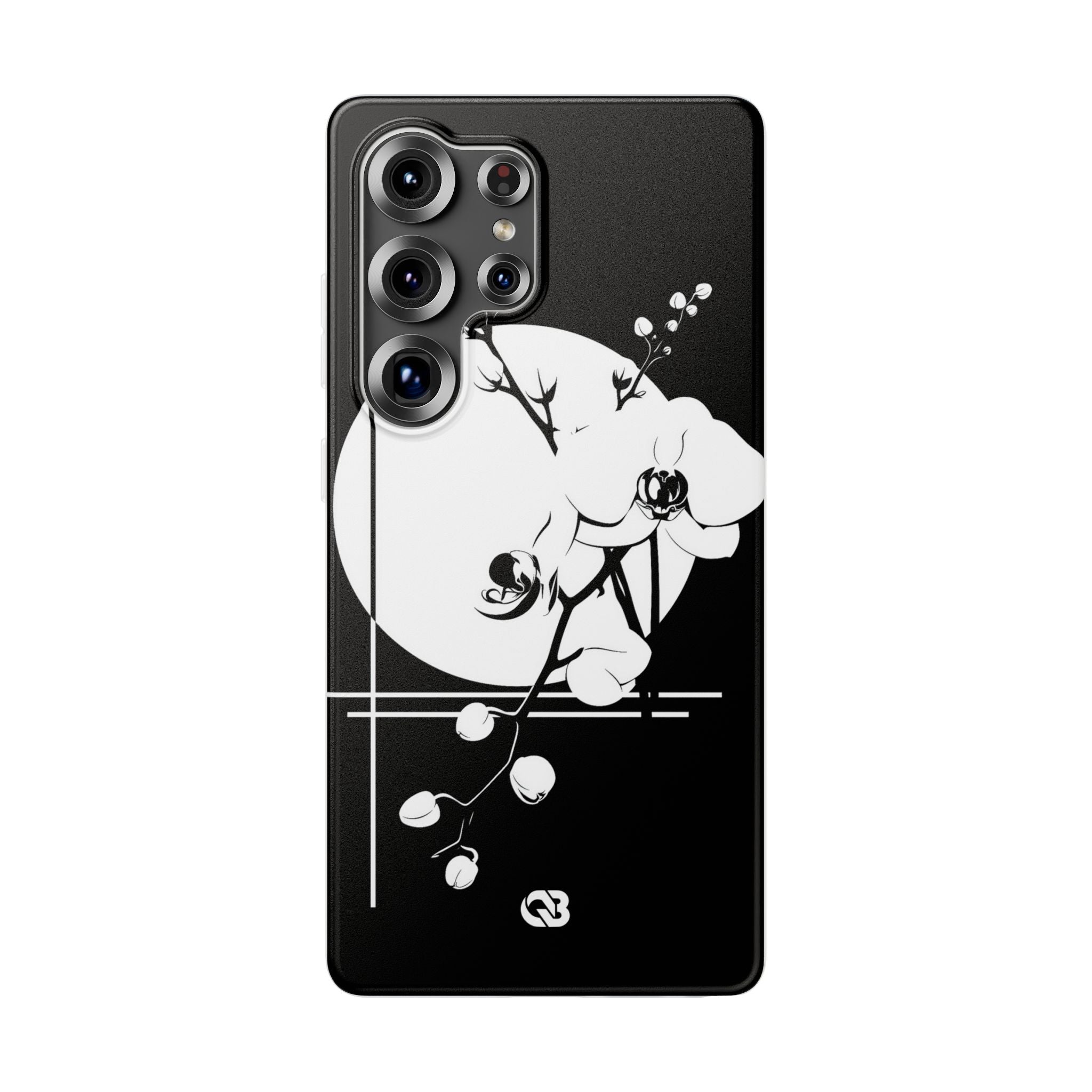 Black Lite Phone Case for Samsung - Lunar Orchid Grid