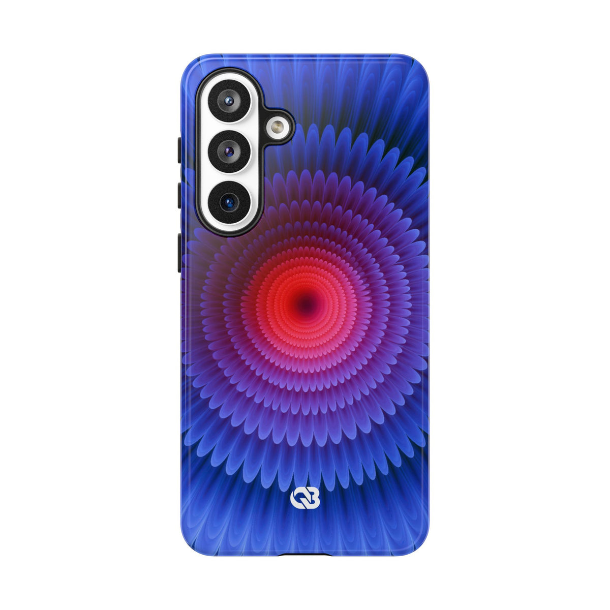 Radial Spectrum Bloom · Tough Phone Case for Samsung · Blue
