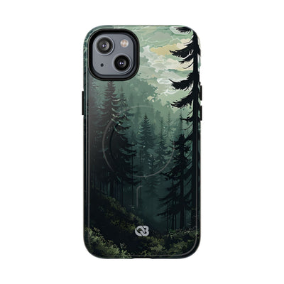 Misty Pine Shadow · Tough+ Phone Case for iPhone · Magsafe