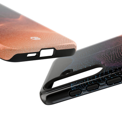 Spectral Elevation · Tough Phone Case for Samsung · Orange