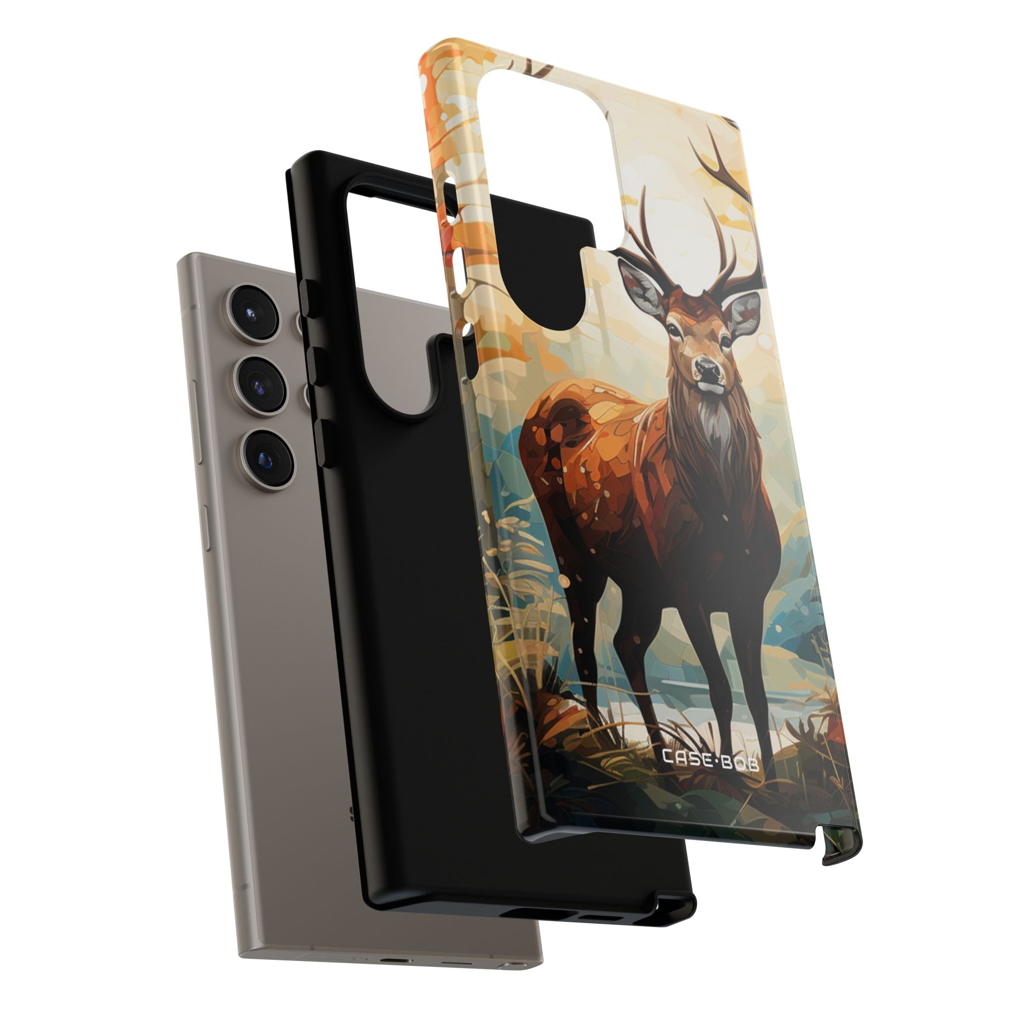 Glowing Stag Samsung S24 Ultra Case - Tough - CASE•BOB