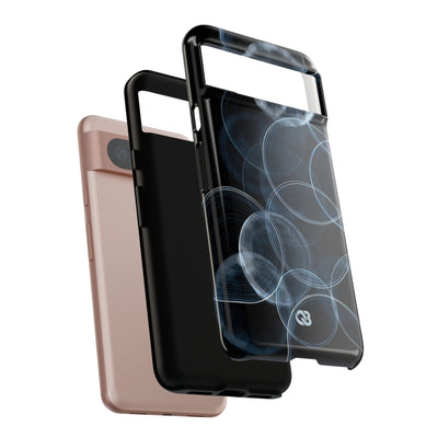 Blue Tough Phone Case for Google Pixel - Cyan Pulse Ripple