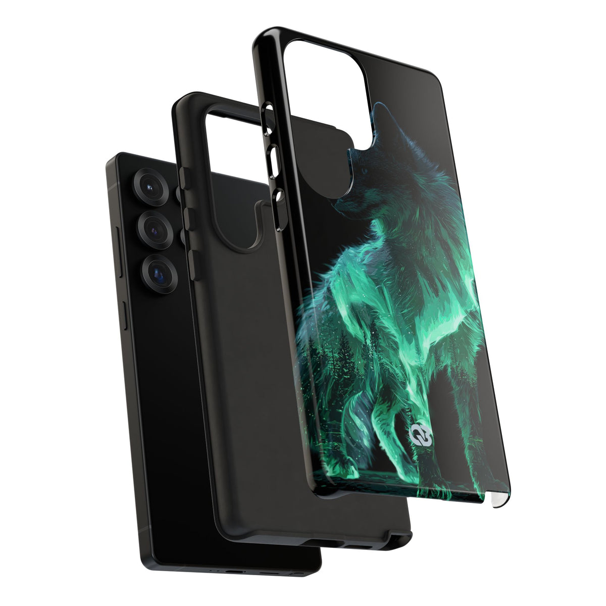 Nordic Aurora Fox · Tough Phone Case for Samsung · Teal