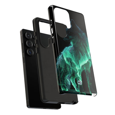 Nordic Aurora Fox · Tough Phone Case for Samsung · Teal