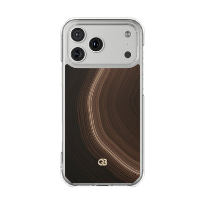 Brown Impact MagSafe Phone Case for iPhone - Bronzed Canyon Relief