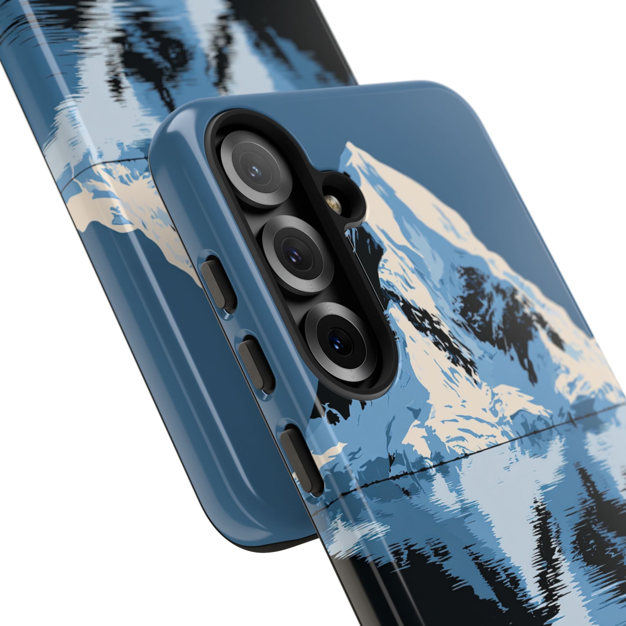 Blue Tough Phone Case for Samsung - Arctic Summit Mirror