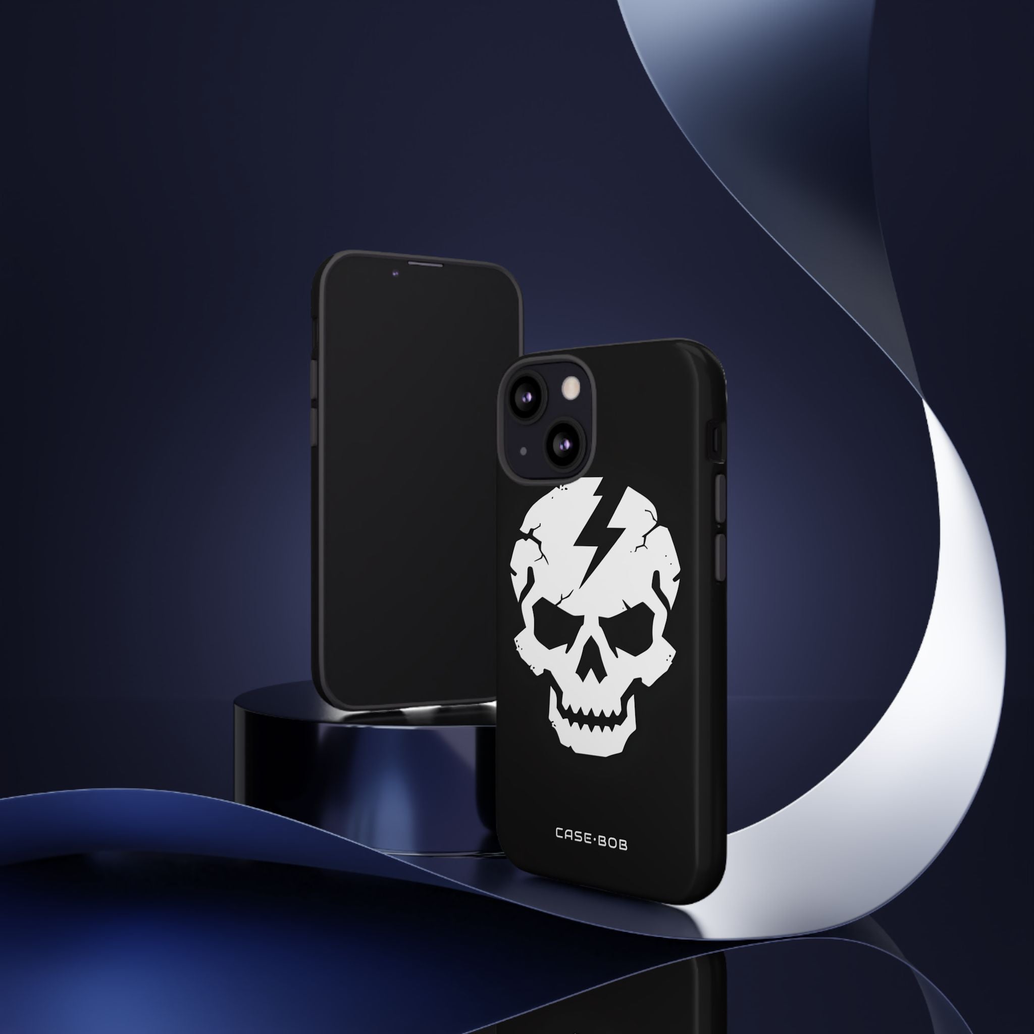 Lightning Skull iPhone 13 Mini Case - Tough