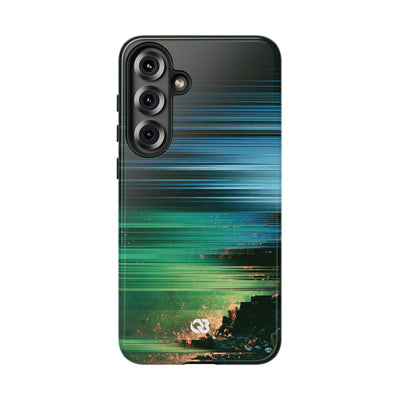 Digital Shoreline Drift · Tough Phone Case for Samsung · Teal