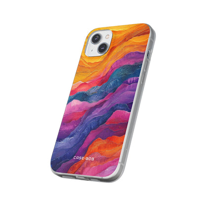 Vibrant Flow iPhone 14 Plus Case - Soft