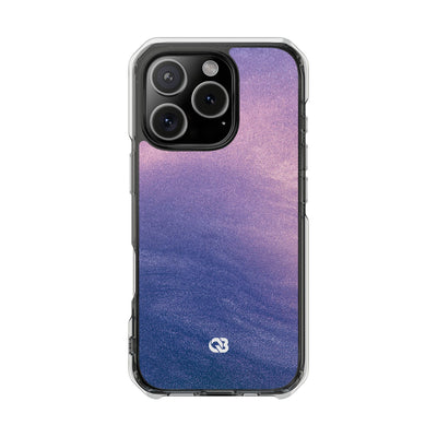 Ethereal Violet Glow · Clear Impact Magnetic Phone Case for iPhone · Purple
