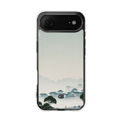 Blue Impact MagSafe Phone Case for iPhone - Mist Valley Pagoda