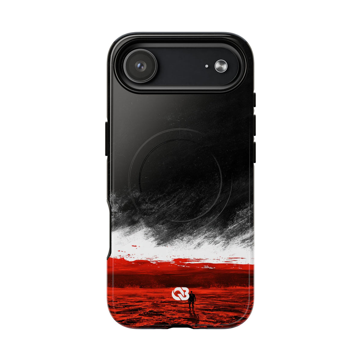 Crimson Void · Tough 2.0 Magnetic Phone Case for iPhone · Black