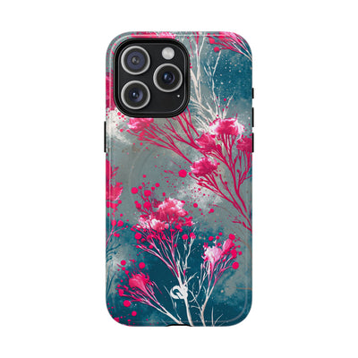Cyber Blossom · Tough 2.0 Magnetic Phone Case for iPhone · Teal