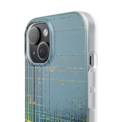 Acid Raster Circuit · Lite Phone Case for iPhone ·  Teal