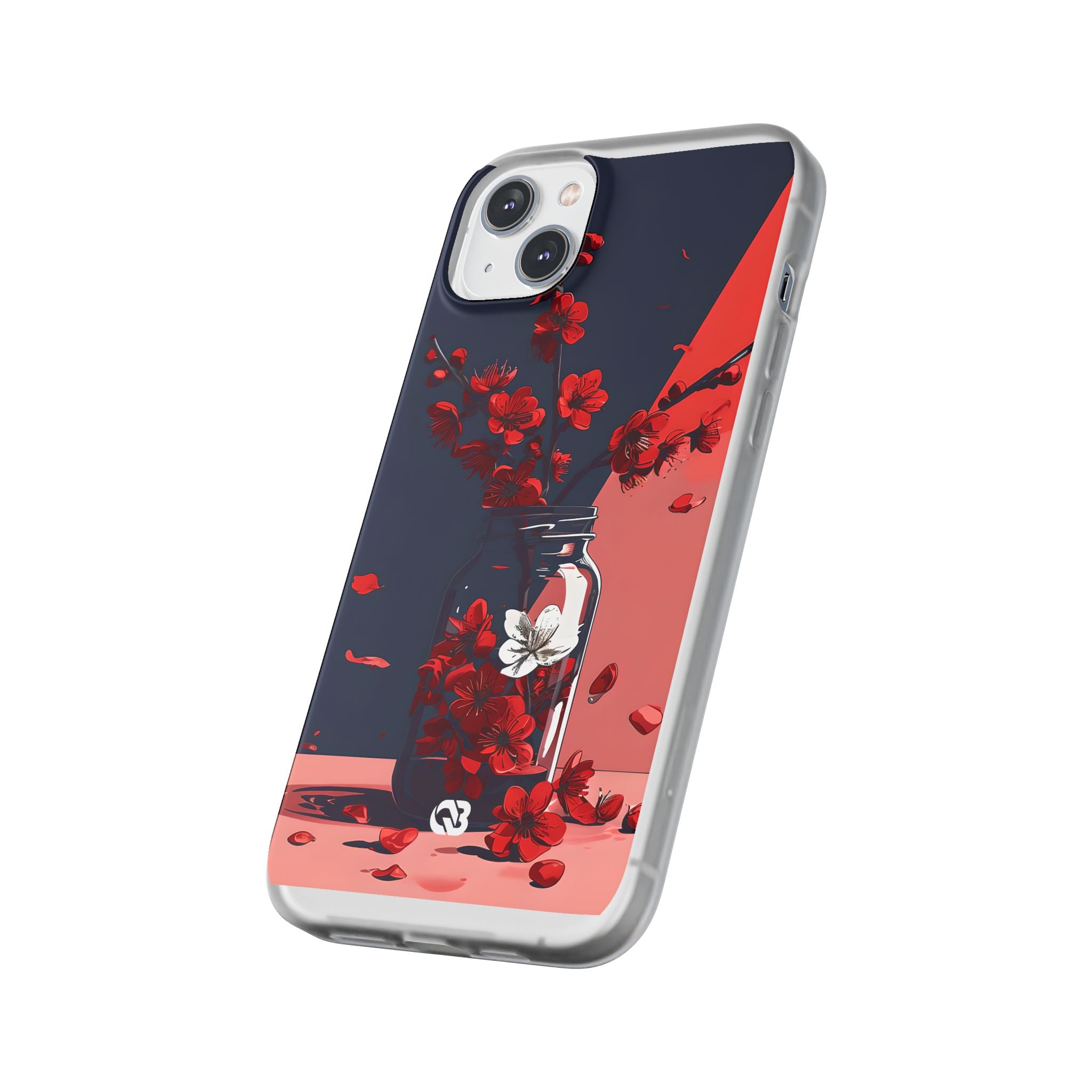 Crimson Blossom Jar · Soft Coque de téléphone pour iPhone