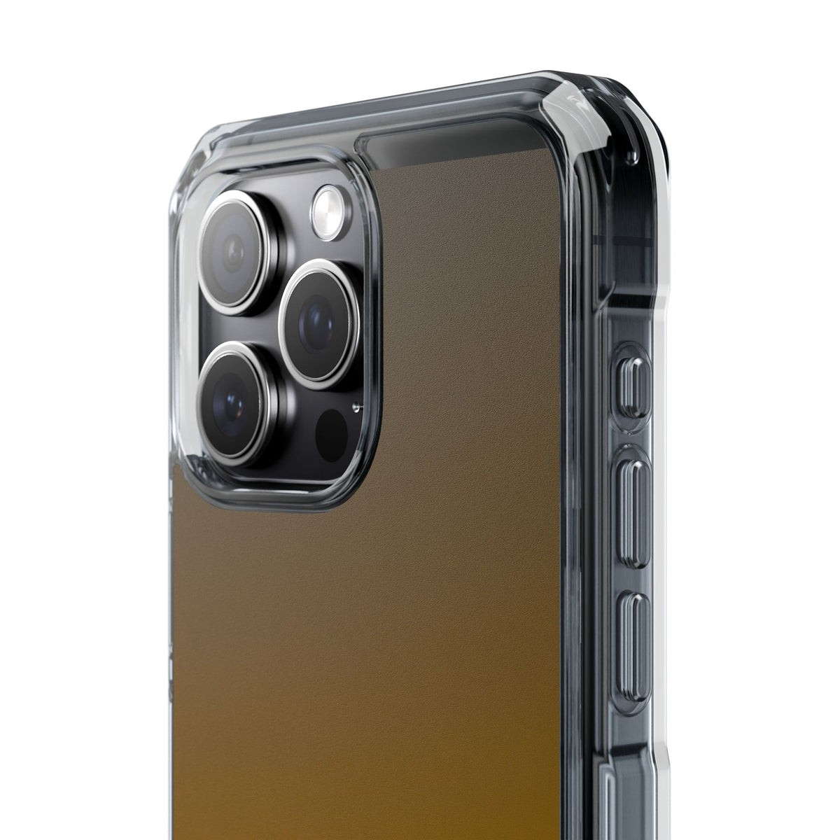 Golden Umber · Clear Impact Magnetic Phone Case for iPhone · Gold