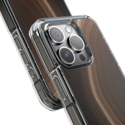 Brown Impact MagSafe Phone Case for iPhone - Bronzed Canyon Relief