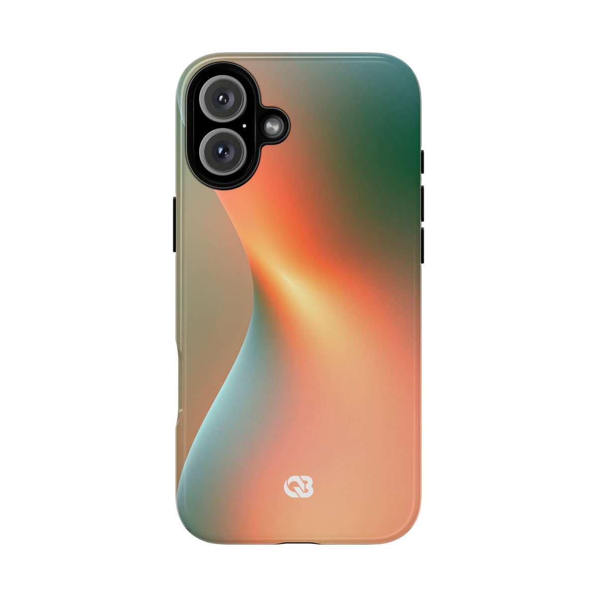 Radiant Contour · Tough Phone Case for iPhone · Orange