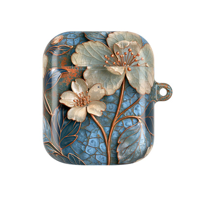 Gilded Blossom Reverie · Hard Case for AirPods & AirPods Pro · Teal