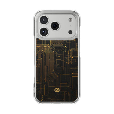 Gold Impact MagSafe Phone Case for iPhone - Amber Core Mainframe