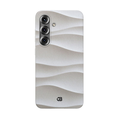Sculpted Dune Relief · Lite Phone Case for Samsung · White