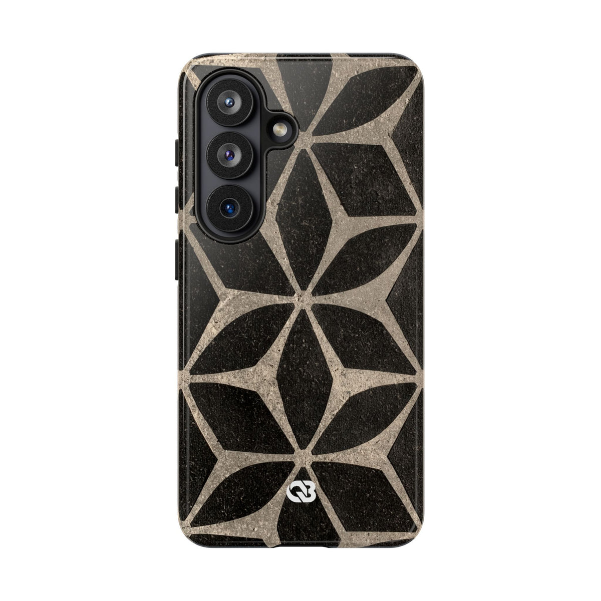 Concrete Mosaic Star · Tough Phone Case for Samsung · Black