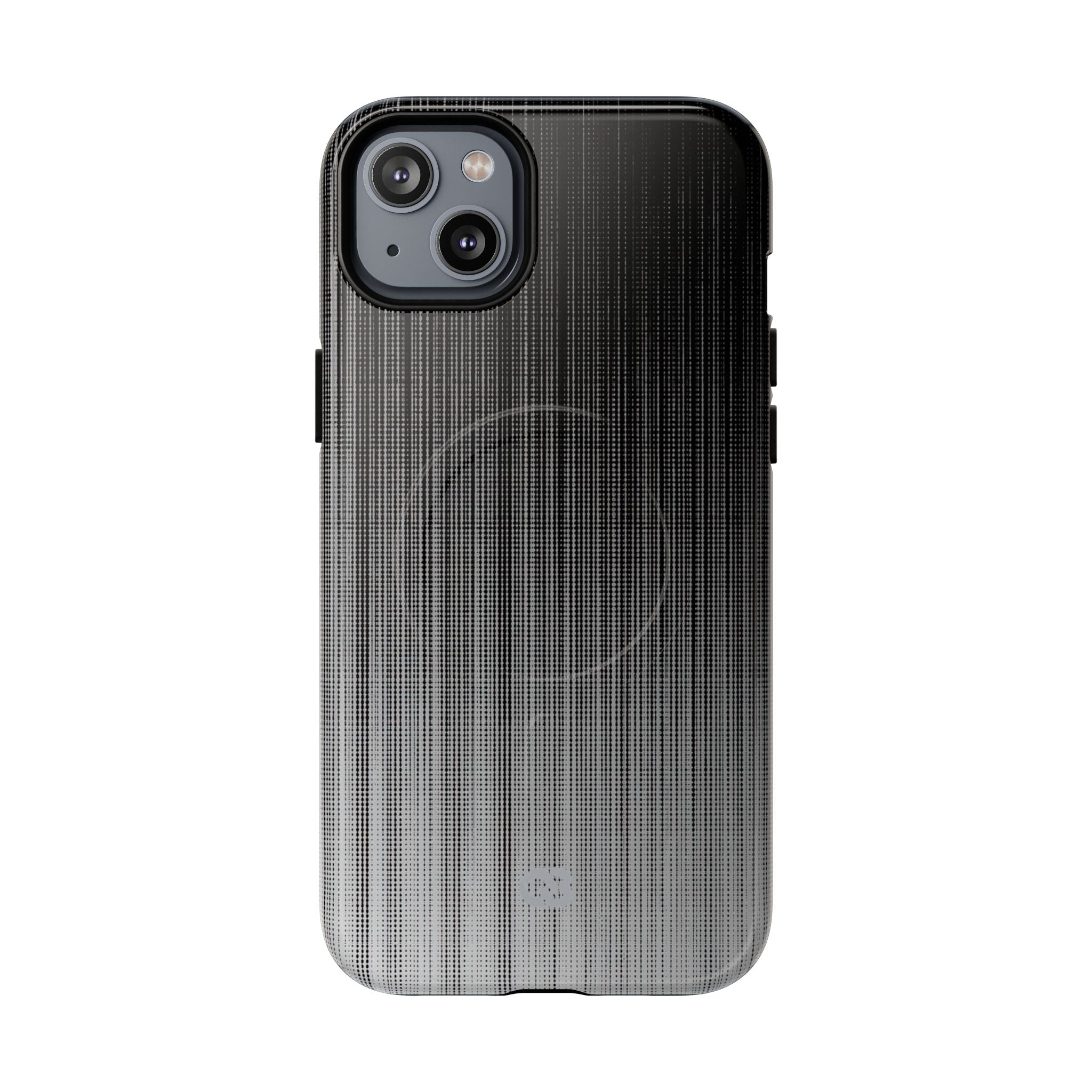 Grey Tough 2.0 Magsafe Phone Case for iPhone - Static Vertical Dither