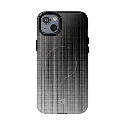 Grey Tough 2.0 Magsafe Phone Case for iPhone - Static Vertical Dither