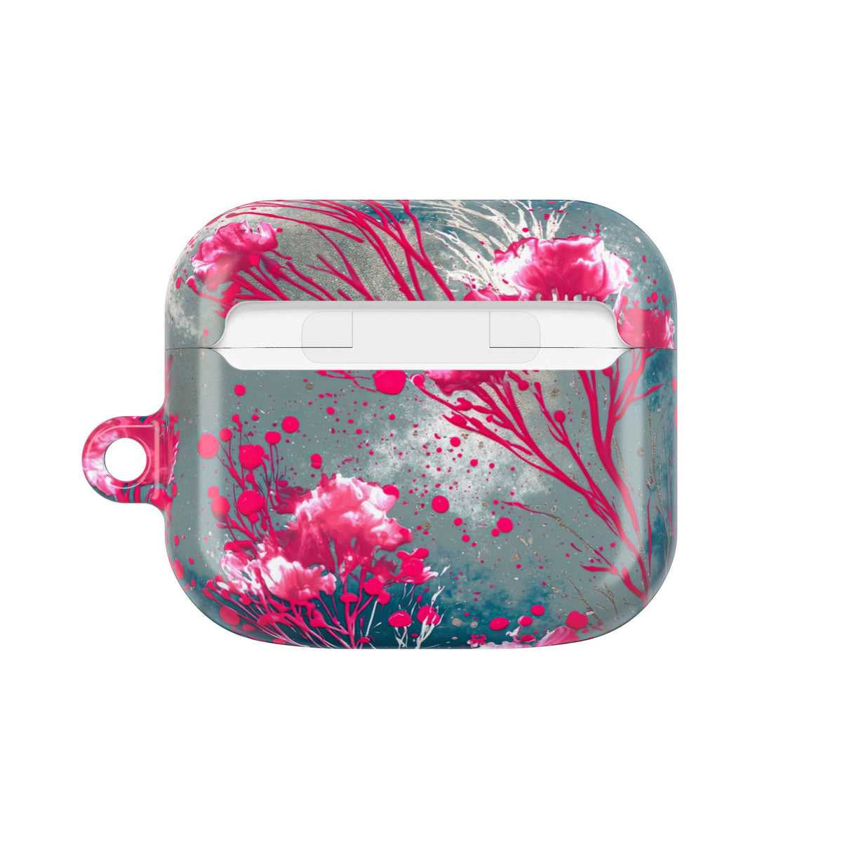 Cyber Blossom · Hard Case for AirPods & AirPods Pro · Teal