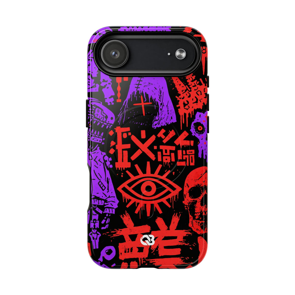 Underground Cyber Glyphs · Tough 2.0 Magnetic Phone Case for iPhone · Black