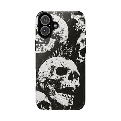 Punk Skull Riot · Tough Phone Case for iPhone · Black