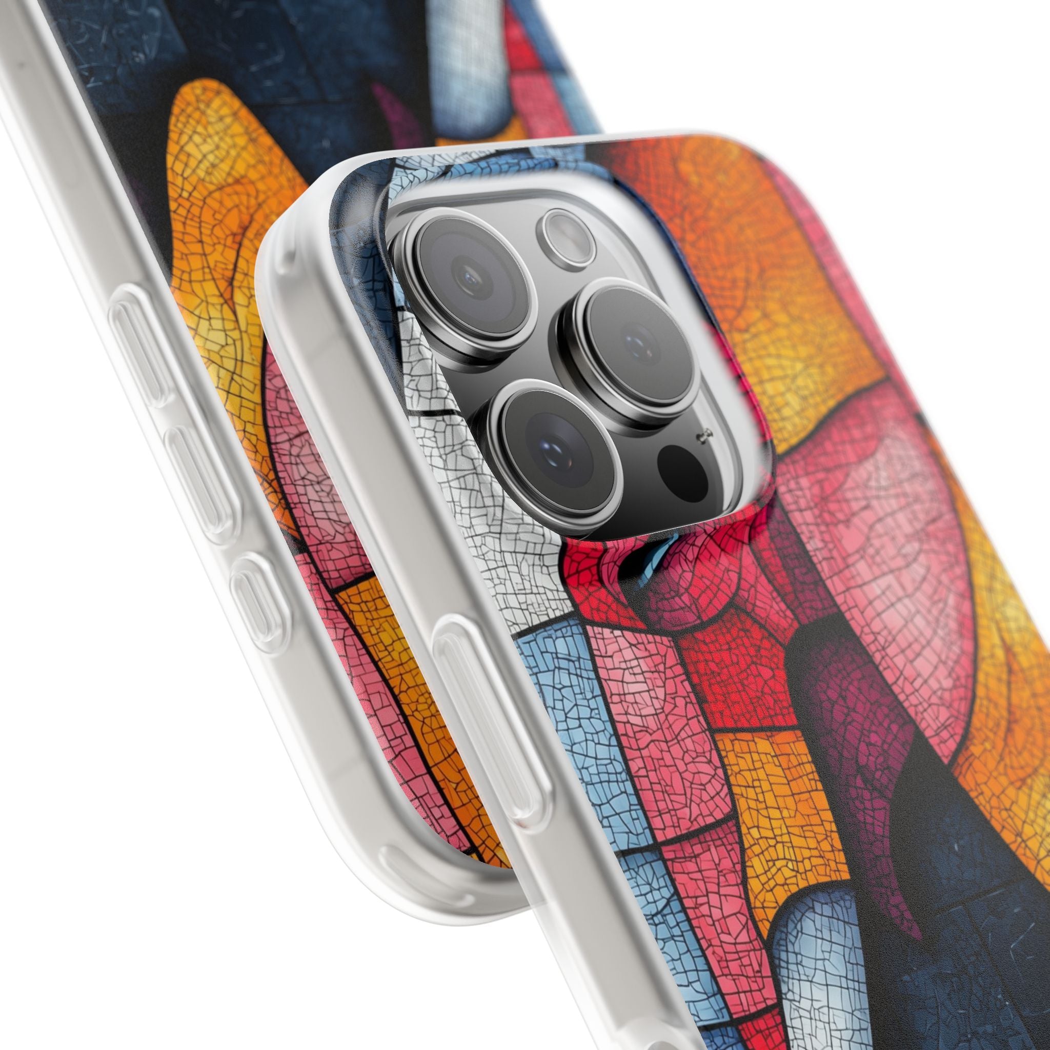 Elephant Mosaik iPhone 16 Pro Case - Soft