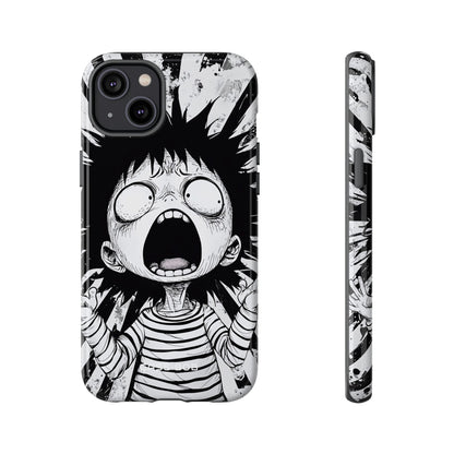 Screaming Stripes iPhone 14 Plus Case - Tough