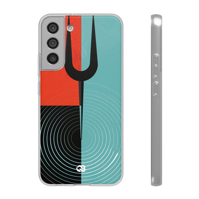 Teal Lite Phone Case for Samsung - Sonic Static Split