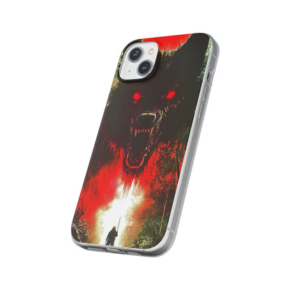 Crimson Wolf iPhone 14 Plus Case - Soft